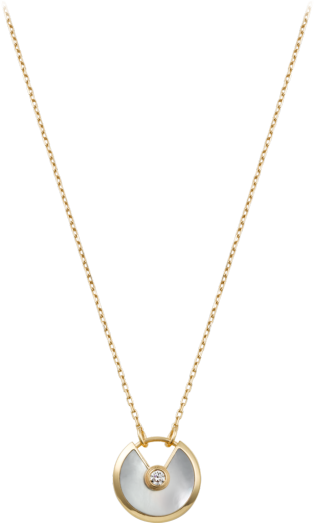 Amulette De Cartier Necklace, Small Model - Amulette Cartier (314x523), Png Download
