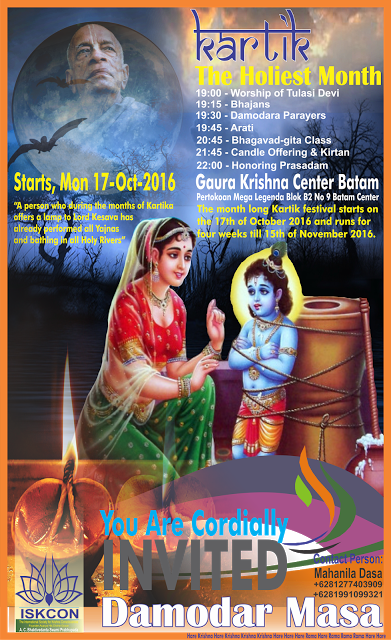 Nitai Gaura Krishna Center Batam Kepulauan Riau Indonesia - Poster (391x640), Png Download