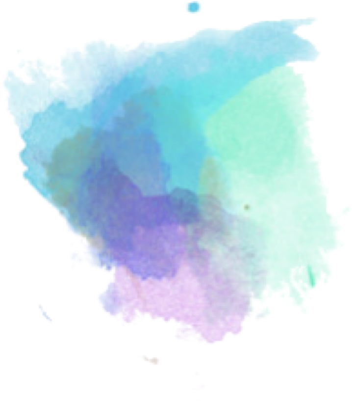 Ftestickers Art Paint Watercolors Colorful - Painting (1024x1024), Png Download