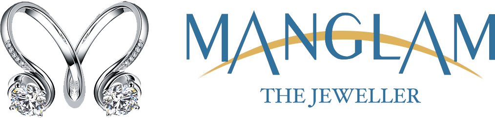 Buy Silver And Diamond Jewellery Online - Manglam Jewellers Logo (1013x259), Png Download