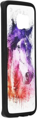 Watercolor Horse Rubber Case For Samsung Galaxy S6 - Iphone (500x500), Png Download