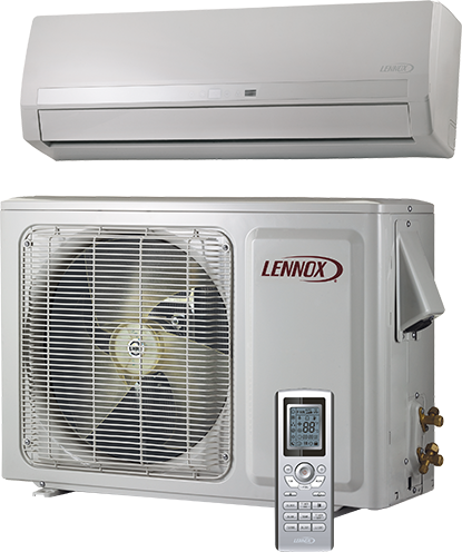 Lennox Ms8c Ductless Air Conditioner - Lennox Installed Mini-split Series Air Conditioner (415x496), Png Download