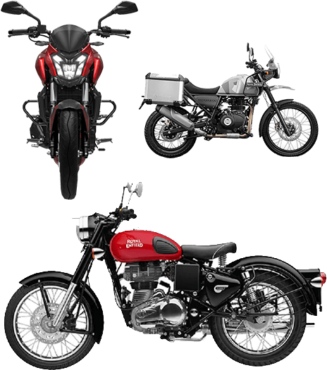 The Largest Two Wheeler Rentals In The Entire Northeast - Royal Enfield Classic 350 Price In Guwahati (500x600), Png Download