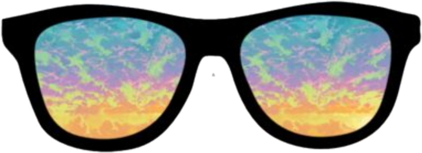 Picsart Glasses (1022x480), Png Download
