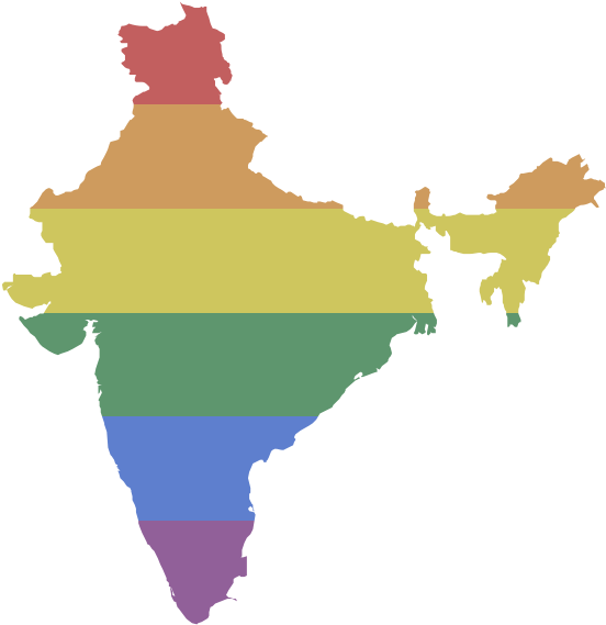 Http - //www - Equaldex - - Map Of India (600x600), Png Download