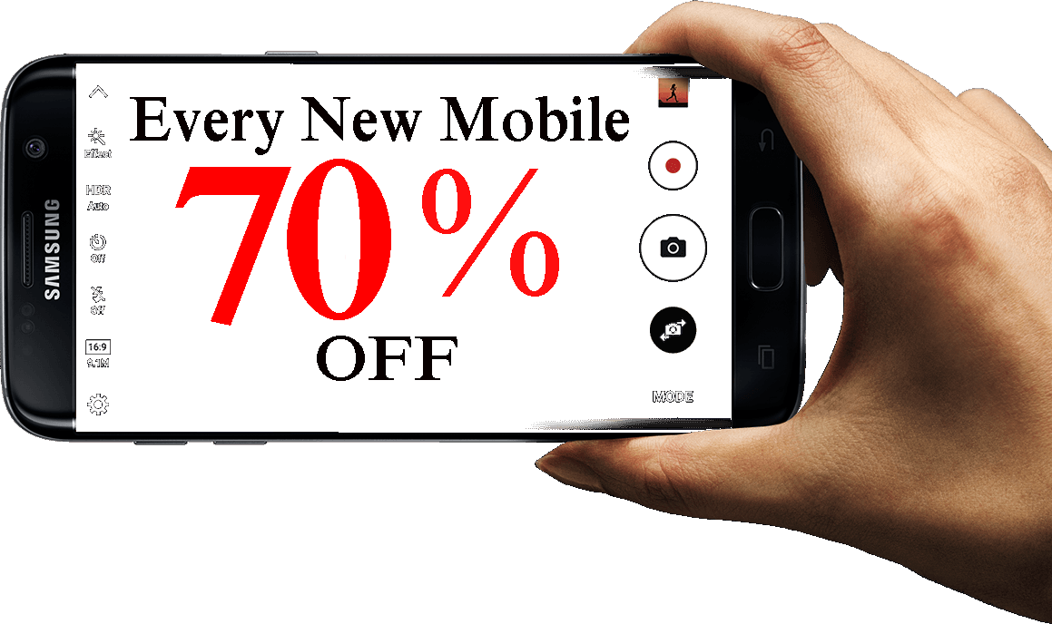 I Mean That You Can Buy Any Mobile Phone At 30% Off - Tirando Foto Com O Celular Png (1159x688), Png Download