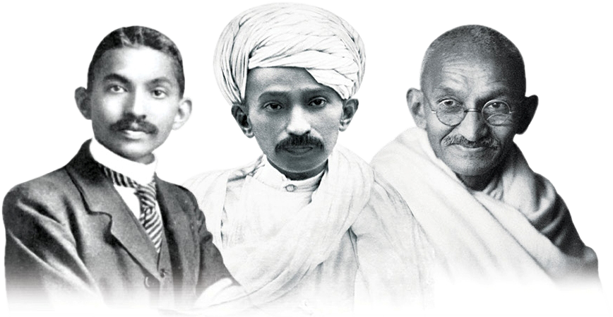 2017 10 - Mahatma Gandhi (868x449), Png Download