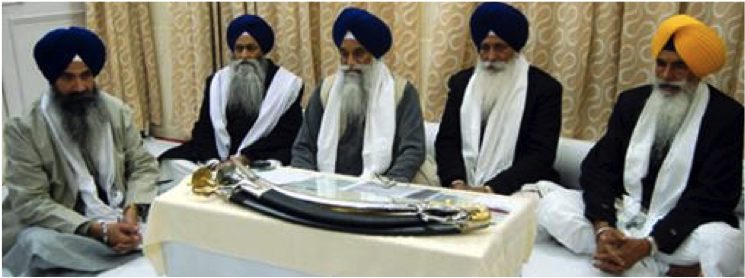 Jathedar - Sikh Jathedars (744x503), Png Download