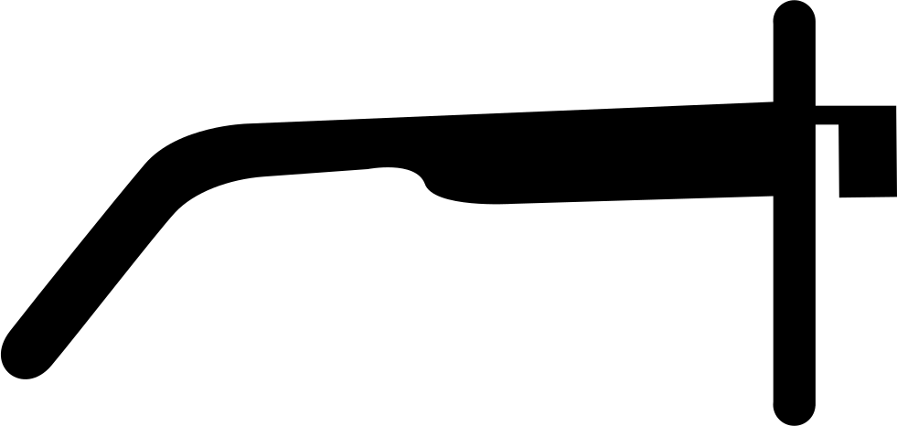 Google Glasses From Side View Svg Png Icon Free Download - Tool (981x466), Png Download