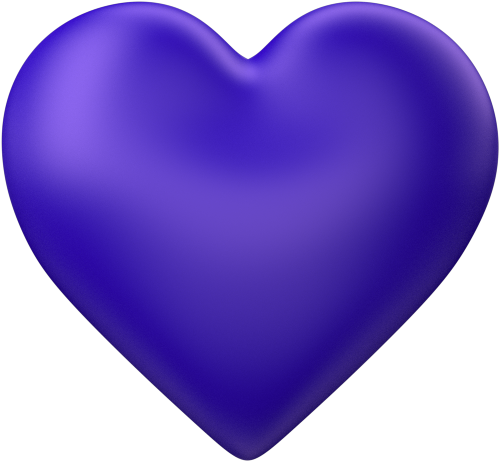Indigo Children, Mauve, Heart Wallpaper, Love Symbols, - Blue Heart Transparent Background (640x480), Png Download