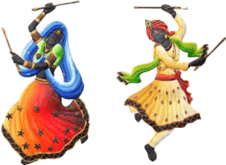 Dandiya - Dandiya Dance (456x456), Png Download