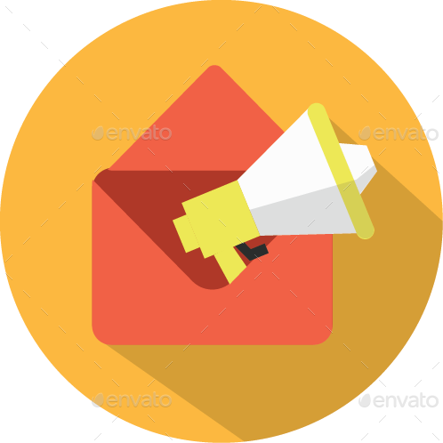 Email Marketing Icon Png - Circle (498x498), Png Download