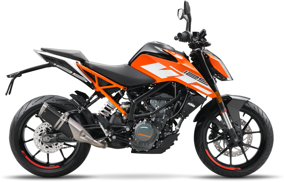 Ktm Duke 125 2018 (918x629), Png Download