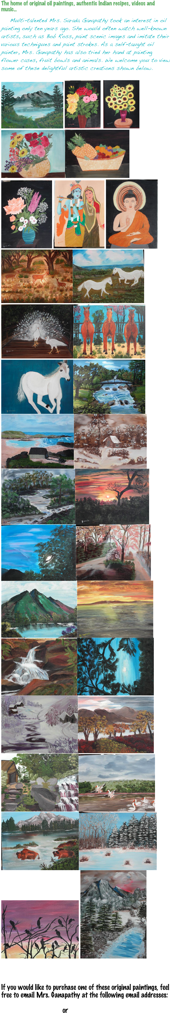 The Home Of Original Oil Paintings, Authentic Indian - Painting (819x3504), Png Download