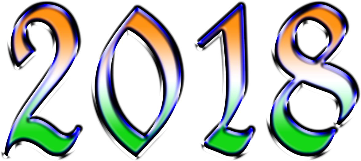 Happy New Year 2018 Png - Wallpaper (1600x914), Png Download
