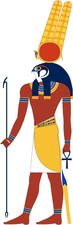 Montu God-re305 - Montu Egyptian God (318x800), Png Download