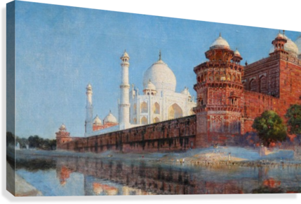 View Of Taj Mahal Canvas Print - Vasily Vereshchagin (429x292), Png Download