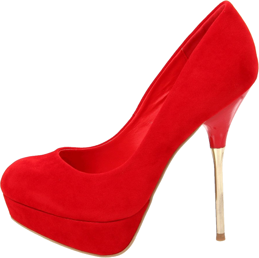 Red Women Shoe Png Image - Red Women Shoes Png (894x889), Png Download