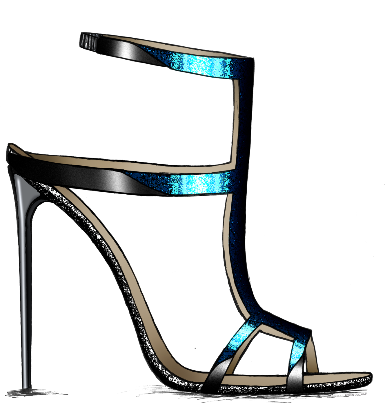 @portfoliobox - Shoe (1392x1800), Png Download