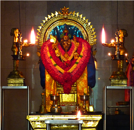 Sri Thendayuthapani Temple Tank Road (645x430), Png Download