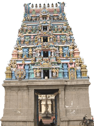 Pachai Varana Perumal Koil - Hindu Temple (331x441), Png Download