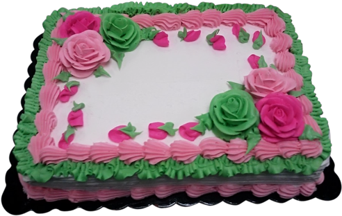 Girl Birthday Sheet Cake Designs - Teen Girl Sheet Cake (500x500), Png Download
