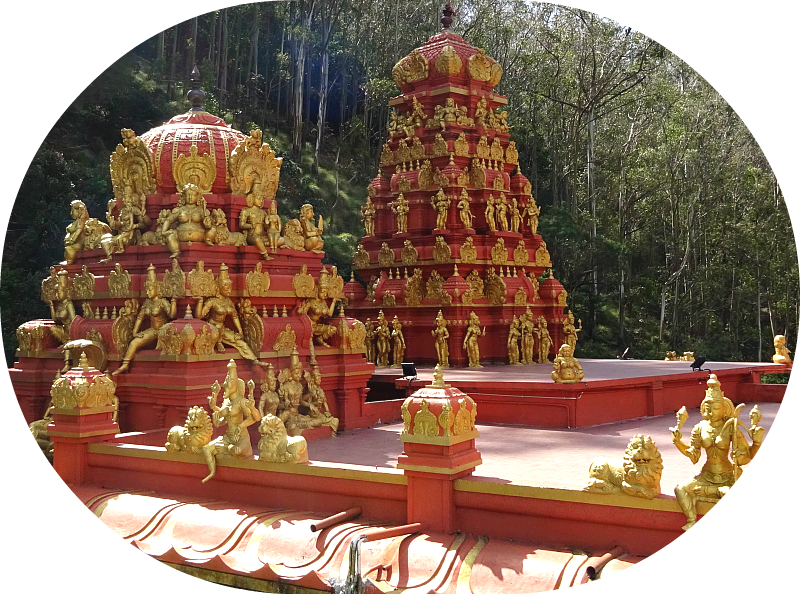 Sriramajayam Hindu Temple Also Known As Ashok Vatika - Hindu Temple (800x594), Png Download