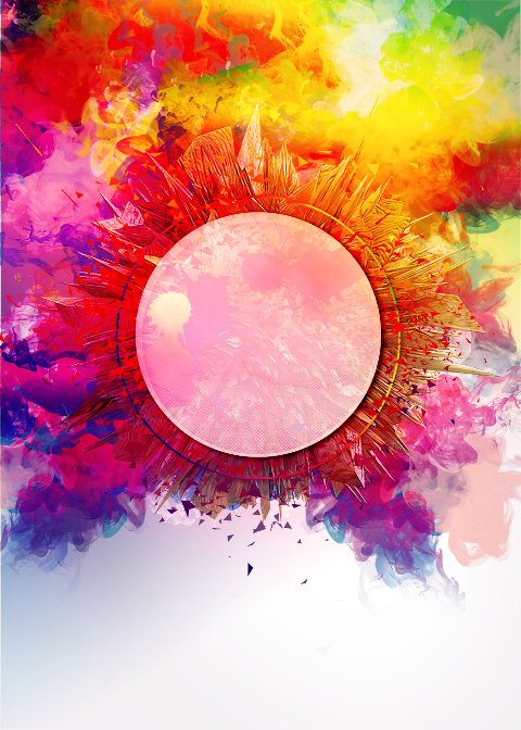 Largest Collection Of Free To Edit Effects Warm Color - Humo De Colores Fondo (480x672), Png Download