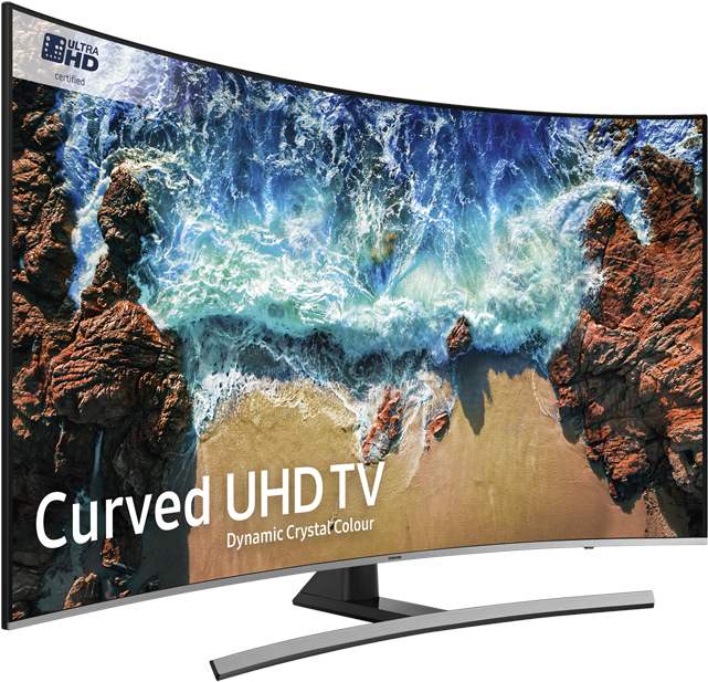 Download Samsung Led Tv - Samsung Curved Tv 65 Inch - Full Size PNG ...