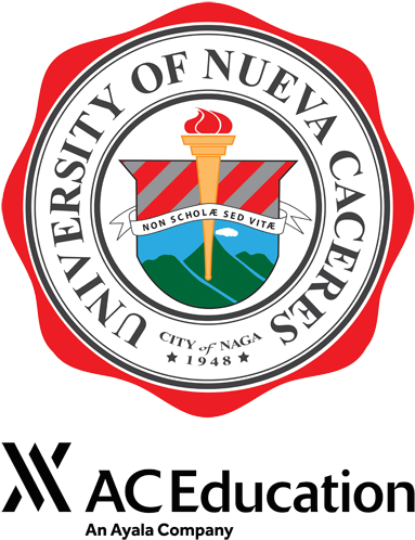 University Of Nueva Caceres Naga City Logo (500x545), Png Download