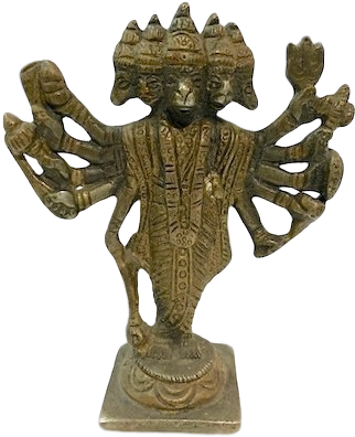 Panchmukhi Hanuman - Ashtdhaatu Hd (360x480), Png Download
