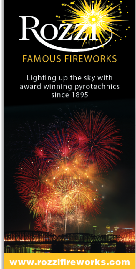 Retractable Sign - Fireworks (1208x912), Png Download