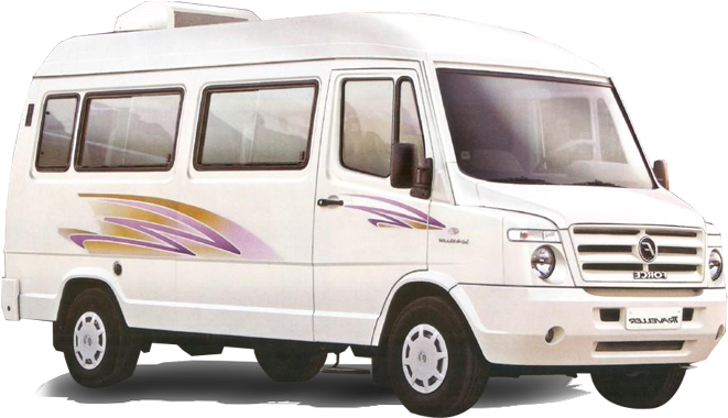 Tirupati Darshan Package From Chennai For Tempo Traveller - Tempo Traveller Png (675x458), Png Download