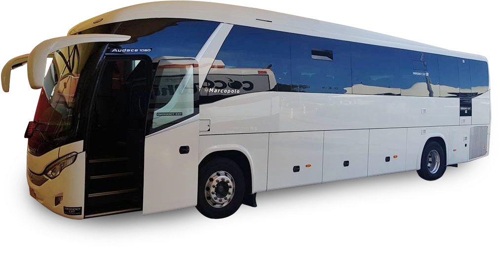 Volvo Marcopolo - Marcopolo Bus Clipart Png (1080x608), Png Download