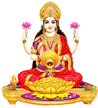 Diwali Lakshmi Puja - Maa Laxmi (467x381), Png Download