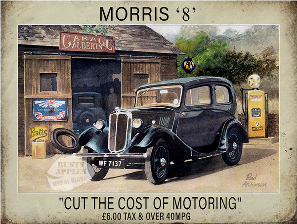 The Morris 8 - Morris Eight (600x600), Png Download