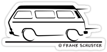 Speedy Vw Vanagon Westfalia Westy By Frank Schuster - Vw Vanagon (375x360), Png Download