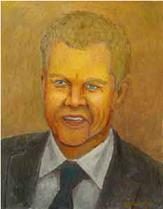 8 Famous People Paintings 2nd Part Www - Actor (300x400), Png Download