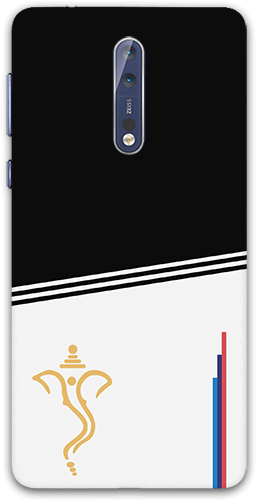 Ganesh With Splicing Black Nokia 8 Mobile Case - False Ganesh Ganesha Elephant Lord Of Success Hindu (600x600), Png Download