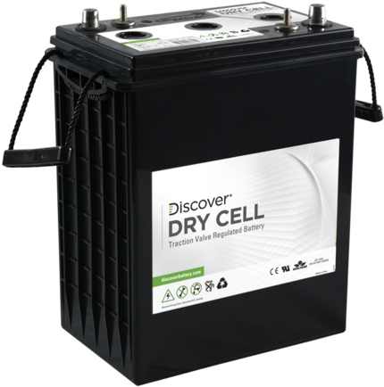 Ev305a-a Discover Dry Cell Traction Agm Battery (480x480), Png Download