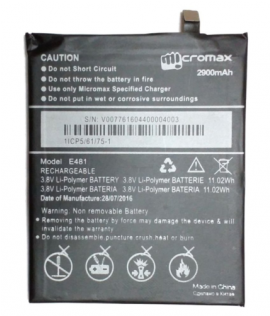 New Micromax Battery For Micromax Canvas 5 E481 2900 - Micromax Canvas 5 Battery (600x315), Png Download