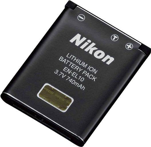 Photo Of En-el10 Rechargeable Battery - Nikon En El10 Battery (700x595), Png Download