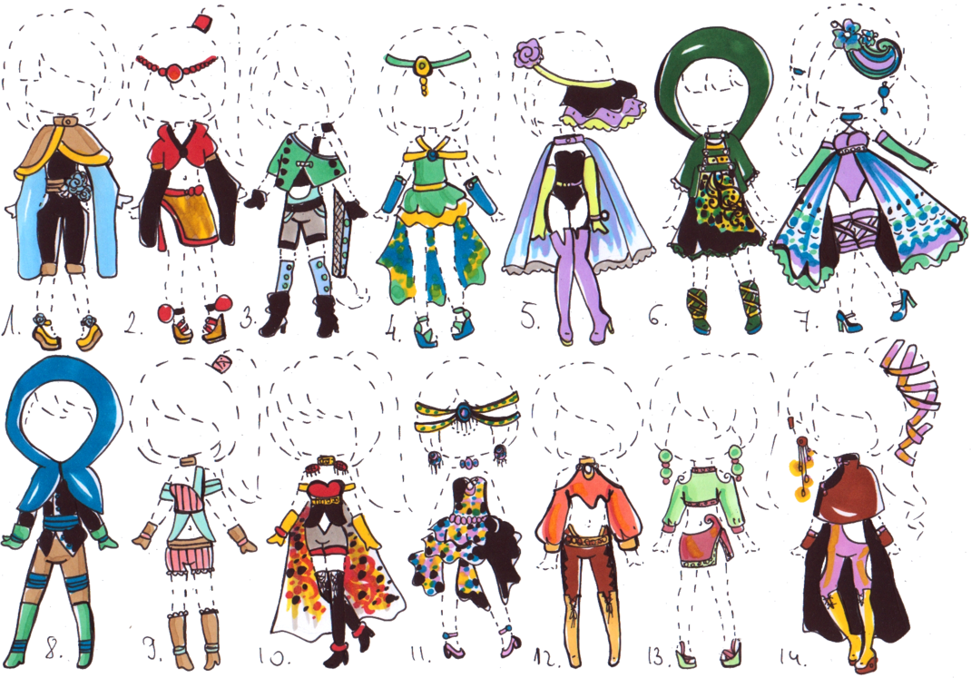 Fantasy Clothes Generator (1070x747), Png Download