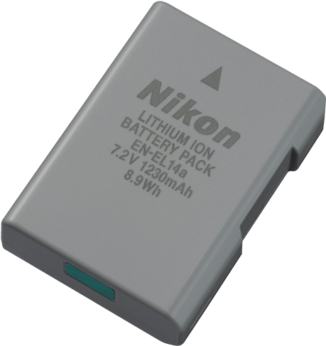 Nikon En El14a (700x595), Png Download