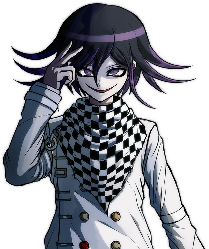 [ Img] - Kokichi Ouma Sprites Scary (699x833), Png Download
