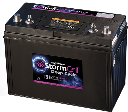 12 Volt Battery - Liberty B12v27-agm, Stormcell 12v Agm Maintenance Free (500x440), Png Download