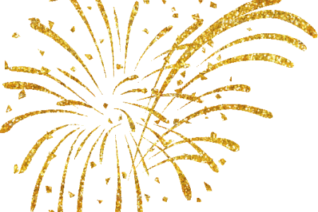 Firework Vector Ubisafe - Clip Art 4th Of July Fireworks (450x300), Png Download