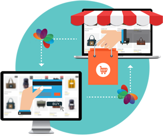 Shopping Website Development - Ecommerce Website Png (700x482), Png Download