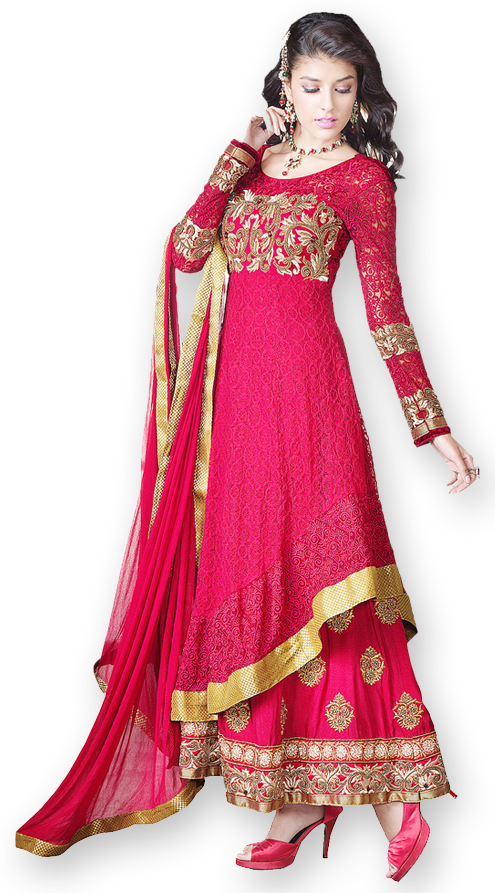 Order Online Now - Latest Design Of Anarkali Suits (495x893), Png Download