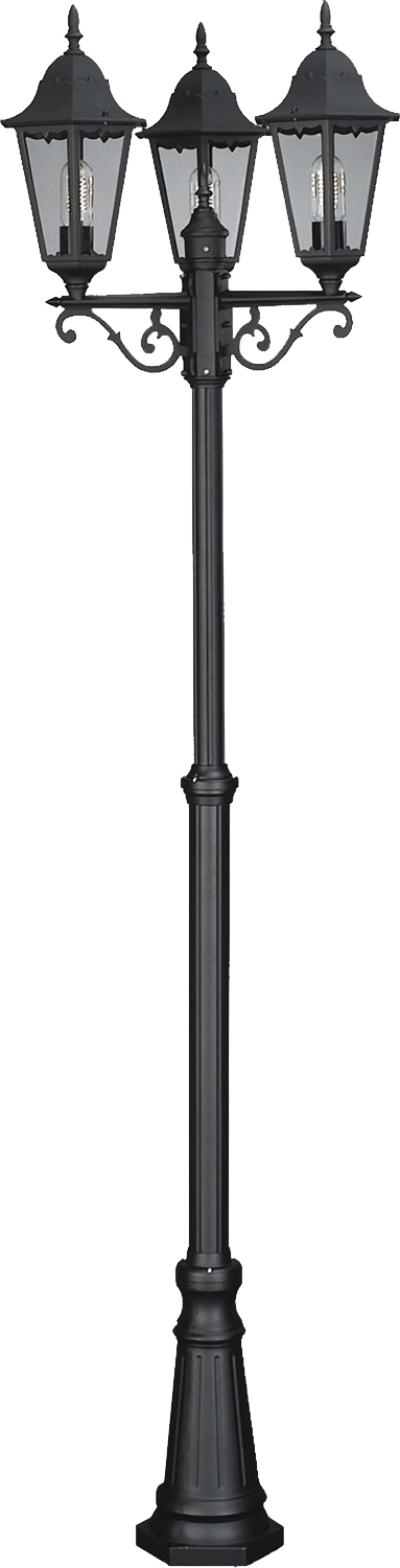 Street Light Png - Lamp Post (383x1500), Png Download